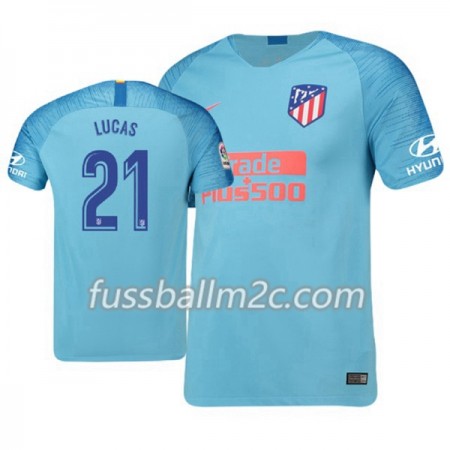 Fußballtrikots Atlético Madrid Lucas Hernandez 21 Auswärts Trikotsatz 2018-2019 Fußballtrikots Atlético Madrid Lucas Hernandez 21 Auswärts Trikotsatz 2018-2019